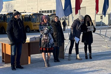 Автопарк школьных автобусов пополнился